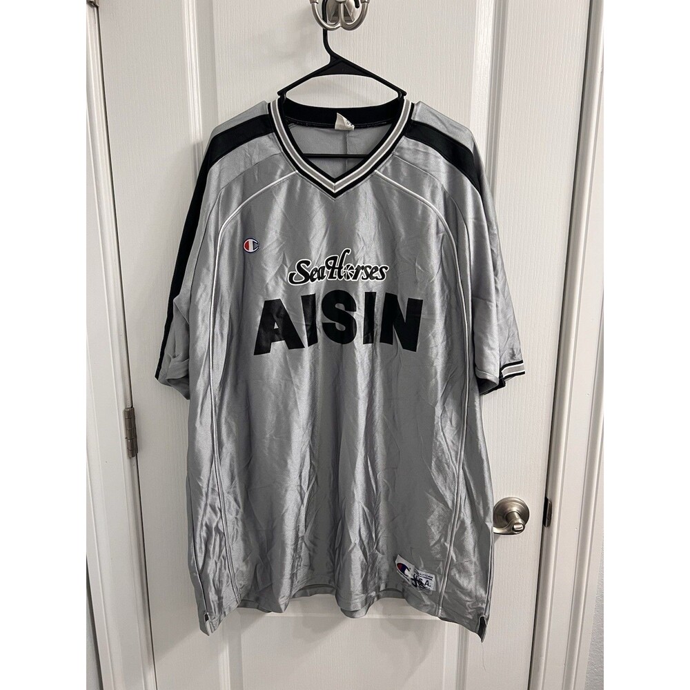 Vintage Champion Aisin Seahorses #4 Junior Burrough JBL Jersey Size 3XL